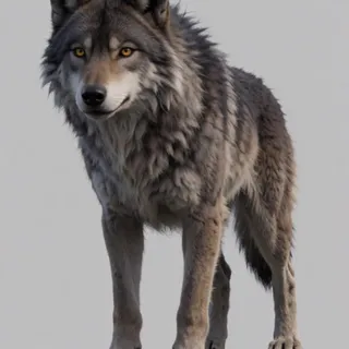 3d rendered cgi — 기본값(포토리얼 제품 렌더)과 거의 동일. 털 클럼프가 약간 더 CG스러움