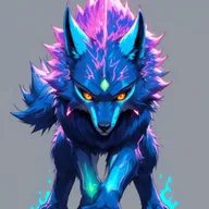 Z-Anime: neon glowing color palette