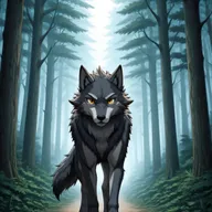 Z-Anime: in a dense misty forest