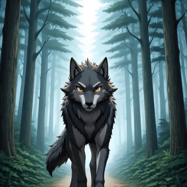Z-Anime: in a dense misty forest
