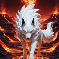Z-Anime: in a volcanic hellscape with lava