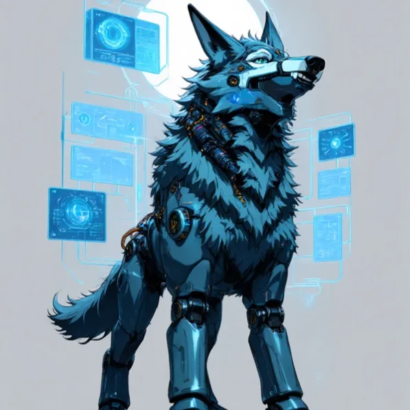 Z-Anime: futuristic sci-fi, holographic tech