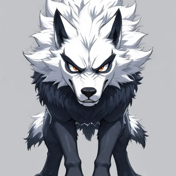 Z-Anime: angry furious glare