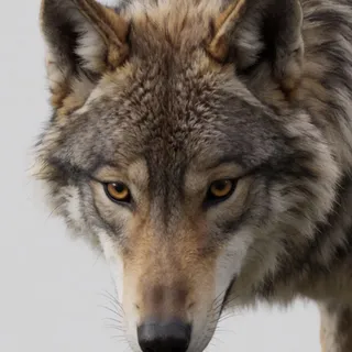 ears drooping, head low, watery eyes, whimpering — 고개 숙이고 위로 올려다봄, 귀 뒤로, 미간 긴장