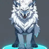Z-Anime: glowing neon light from below