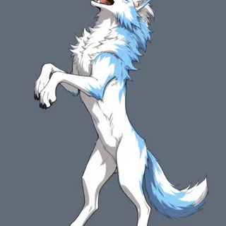 rearing up on hind legs roaring — 구절 그대로 정확히 반영