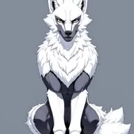 Z-Anime: sitting calmly upright