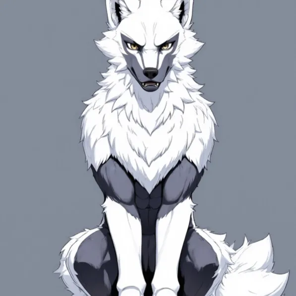 Z-Anime: sitting calmly upright
