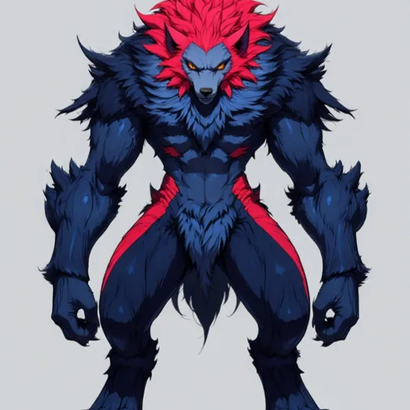 Z-Anime: huge towering, low angle emphasizing scale