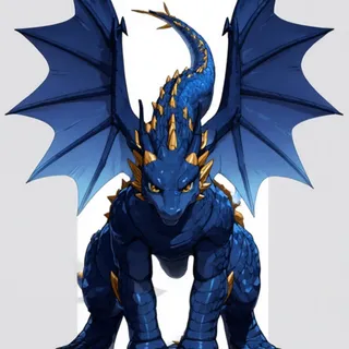 a dragon — 구절 그대로 정확히 반영