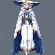 Z-Anime: an elf mage girl