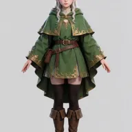 Krea 2 Turbo: an elf mage girl