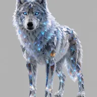 Krea 2 Turbo: translucent glowing crystal body
