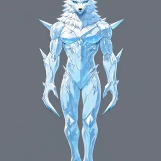 translucent glowing crystal body — 구절 그대로 정확히 반영