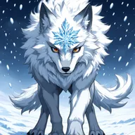 Z-Anime: blizzard snowstorm, snow flying