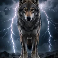 Krea 2 Turbo: thunderstorm, lightning strikes, dark clouds