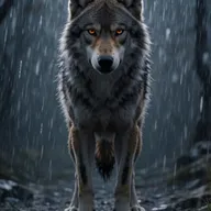 standing in heavy rain, soaked to the skin